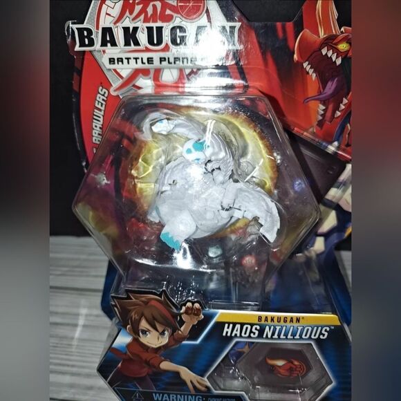 Bakugan Battle Planet Battle Brawler HAOS NILLIOUS Bakucores Action Figure New - Picture 5 of 9